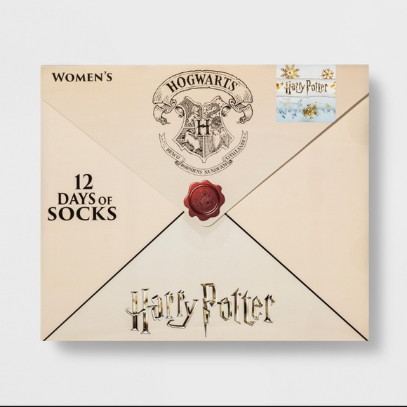 LAST 1 Harry Potter Letter 12 Days of Socks Advent - Picture 2 of 3